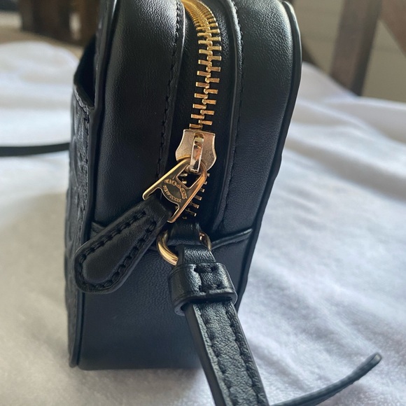 SOLD- Coach Black Leather Crossbody - Picture 8 of 11